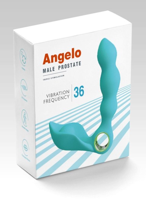 Stymulator-Angelo Male Prostate Triple Stimulation (blue) B - Series Lyla