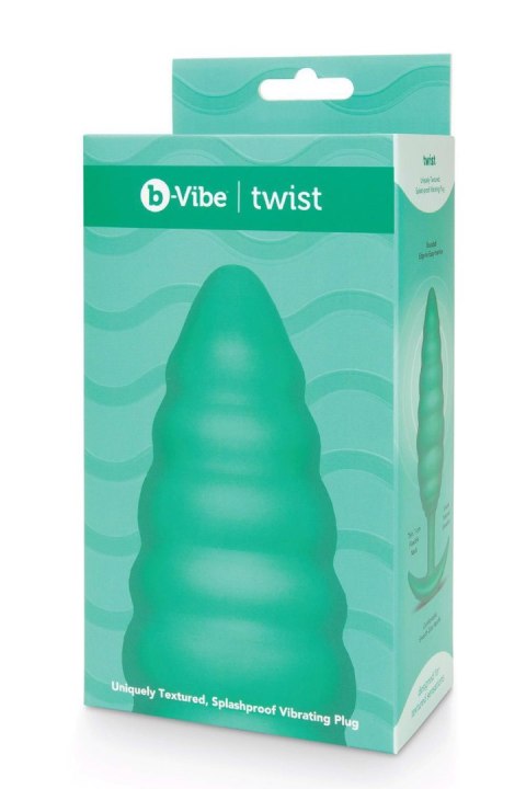 B-VIBE TWIST TEXTURE PLUG GREEN B-Vibe