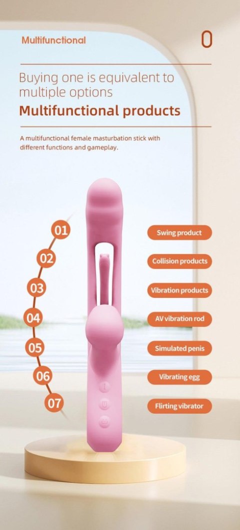 Corse USB 36 functions of vibration and tapping B - Series Lyla