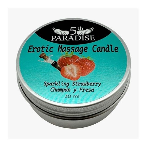 Erotic Massage Candle Sparkling Strawberry 30ml 5th Paradise