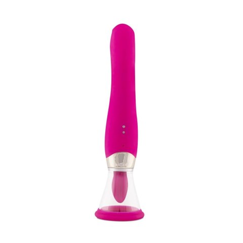 Pleasure Pump With G-Spot Vibrator - Pink Teazers