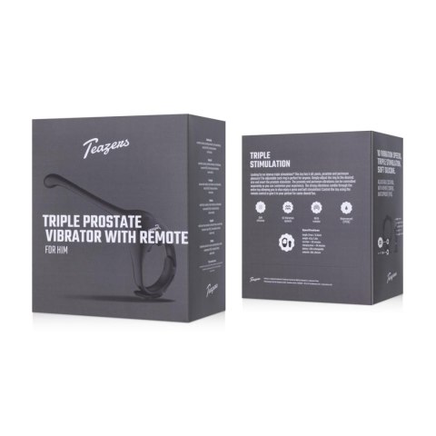 Teazers Triple Prostate Vibrator with Remote Teazers