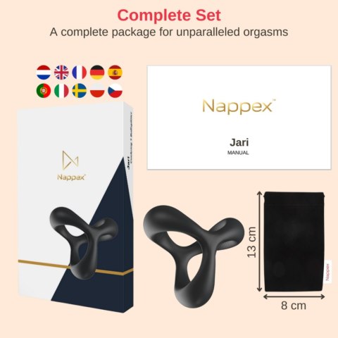 Cockring - Nappex™ Jari - Premium Cockrings (10 Languages) Nappex