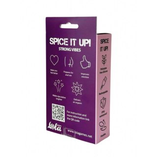 Double Silicone Vibrating Anal Plug Spice it Up Charm Lola games Spice It Up