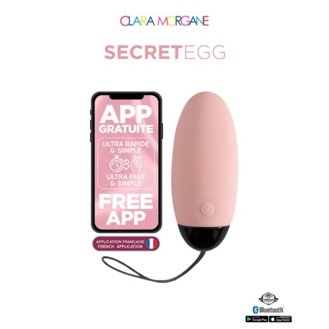 My Vibrating Secret EGG Pink - App controlled Clara Morgane