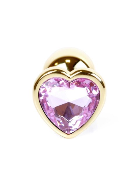 Plug-Jewellery Gold Heart PLUG- Rose B - Series HeavyFun