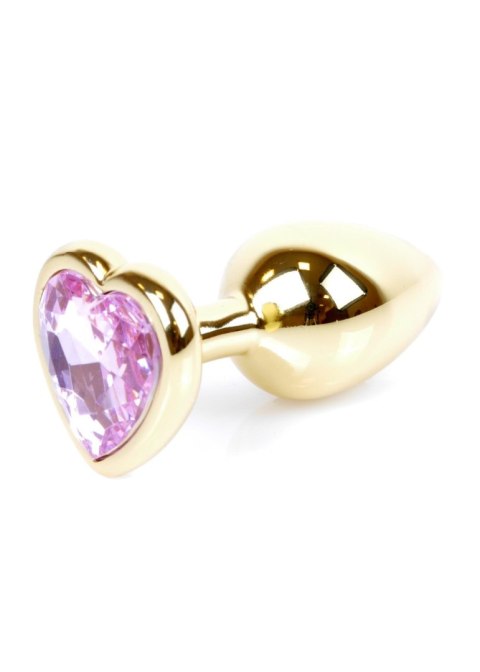 Plug-Jewellery Gold Heart PLUG- Rose B - Series HeavyFun