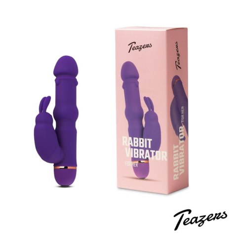 Teazers Silicone Rabbit Vibrator - Purple Teazers