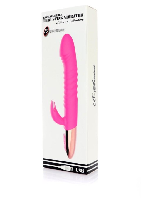 Wibrator - Rechargeable Thrusting Vibrator USB 10 Functions - Heating B - Series Magic