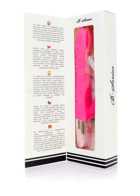 Wibrator - Rechargeable Thrusting Vibrator USB 10 Functions - Heating B - Series Magic