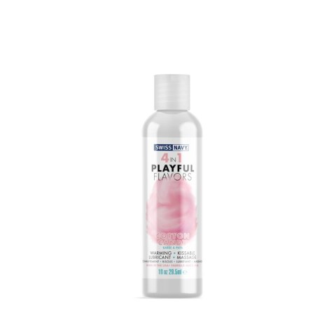 4 in 1 Lubricant with Cotton Candy Flavor - 1 fl oz / 30 ml Swiss Navy