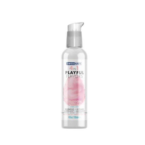 4 in 1 Lubricant with Cotton Candy Flavor - 4 fl oz / 118 ml Swiss Navy