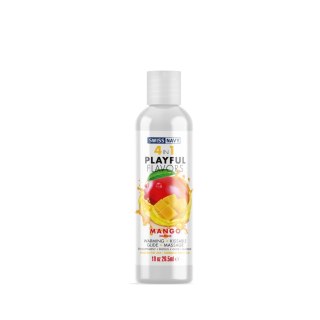 4 in 1 Lubricant with Mango Flavor - 1 fl oz / 30 ml Swiss Navy