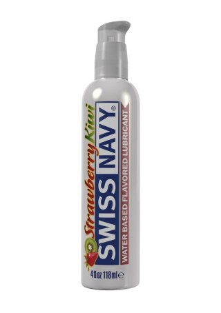 Lubricant with Strawberry Kiwi Flavor - 4 fl oz / 118 ml Swiss Navy