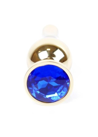 Plug-Jewellery Gold BUTT PLUG- Dark Blue B - Series HeavyFun