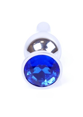 Plug-Jewellery Silver BUTT PLUG- Dark Blue B - Series HeavyFun