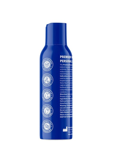 Premium Personal Water-Based Lubricant and Sex Gel For Couples - 3 fl oz / 89 ml Swiss Navy