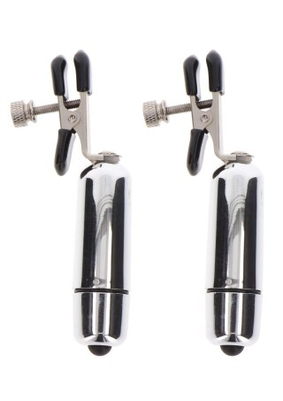 Adjustable Vibrating Clamps Silver Taboom