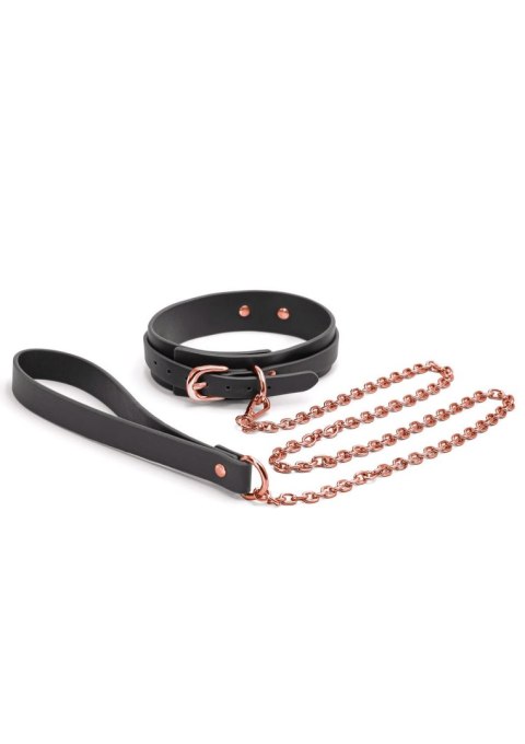 Bondage Couture Collar & Leash Black NS Novelties