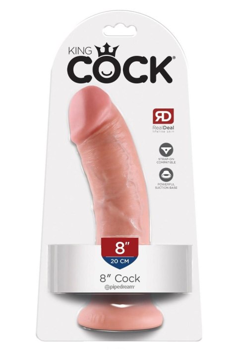 KING COCK 8 INCH COCK LIGHT Pipedream