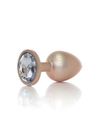 Plug-Jewellery Pearl Gold PLUG- Clear L B - Series HeavyFun