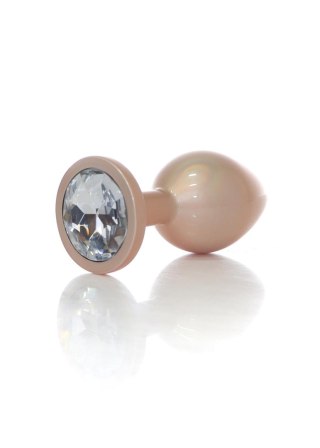 Plug-Jewellery Pearl Gold PLUG- Clear M B - Series HeavyFun