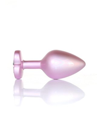 Plug-Jewellery Pearl Pink Heart PLUG- Clear M B - Series HeavyFun