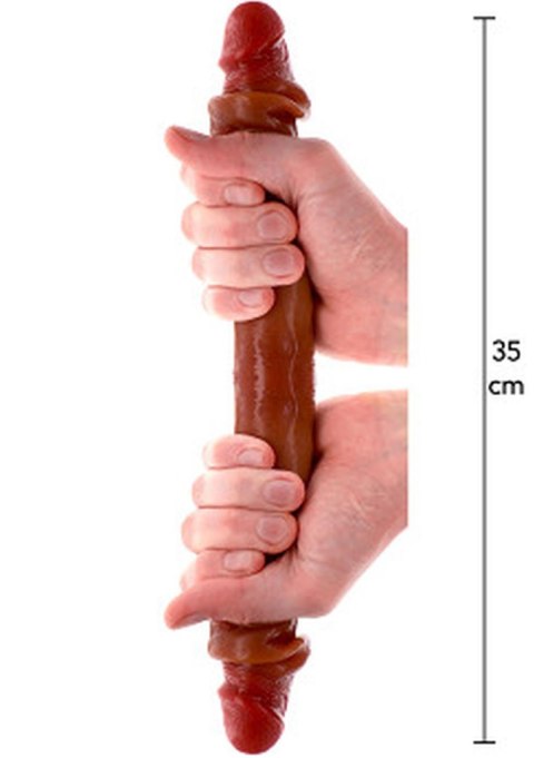 Silicone Foreskin D-Dong 35 cm Caramel skin tone ToyJoy