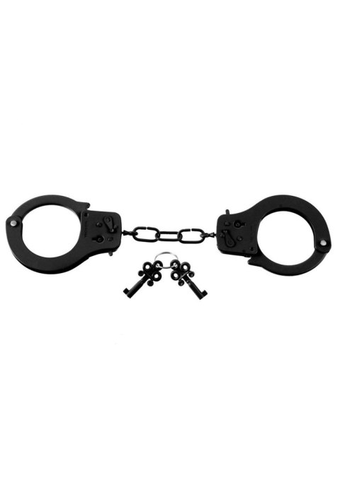 Designer Metal Handcuffs Black Pipedream