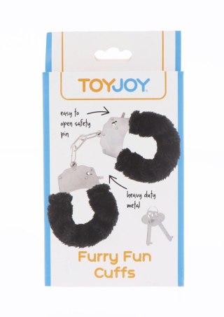 Furry Fun Cuffs Black ToyJoy