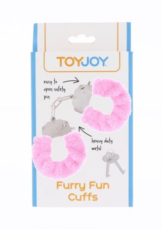 Furry Fun Cuffs Pink ToyJoy