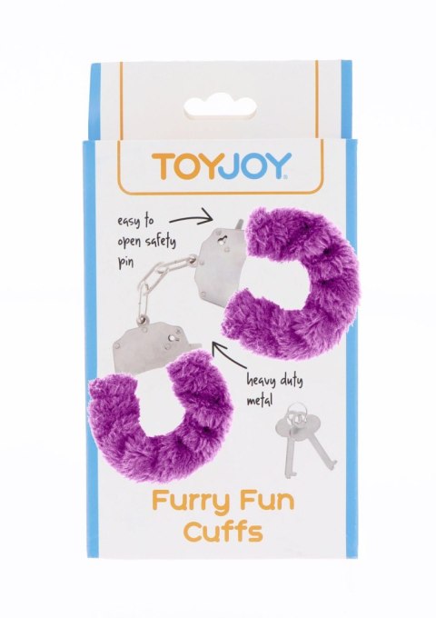 Furry Fun Cuffs Purple ToyJoy