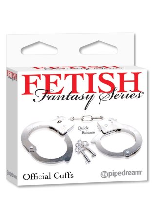 Official Handcuffs Metal Pipedream