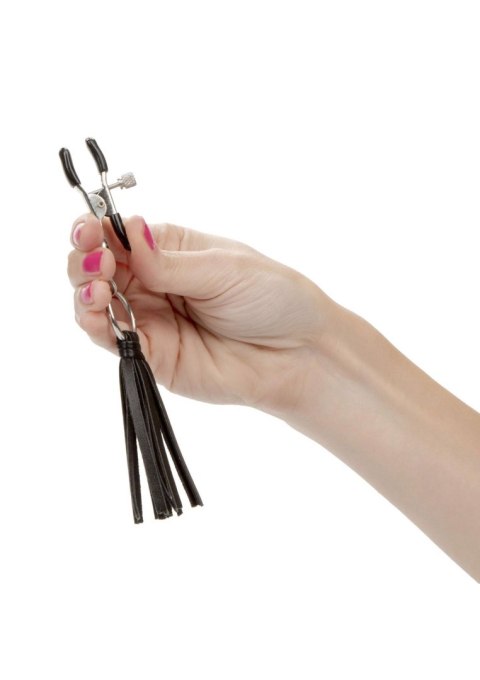 Playful Tassels Nipple Clamps Black Calexotics