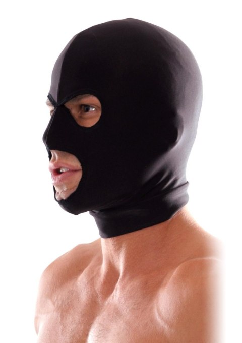 Spandex 3 Hole Hood Black Pipedream