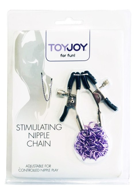 Stimulating Nipple Chain Metal ToyJoy