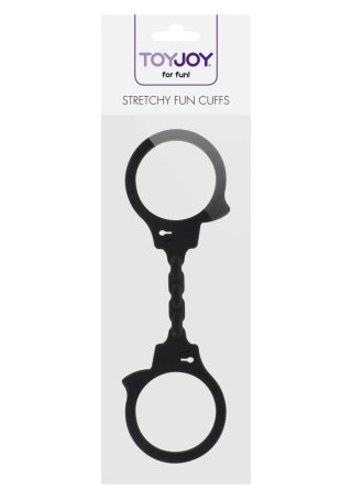 Stretchy Fun Cuffs Black ToyJoy