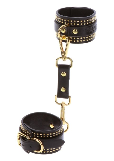 Studded Ankle Cuffs Set Black Taboom