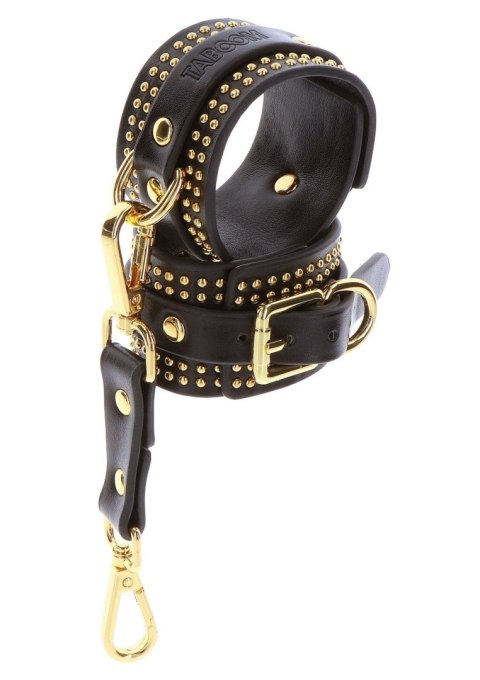 Studded Ankle Cuffs Set Black Taboom