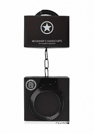 Beginner""s Handcuffs - Black Ouch!