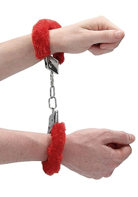 Beginner""s Handcuffs Furry - Red Ouch!