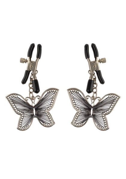 Butterfly Nipple Clamps Metal Pipedream