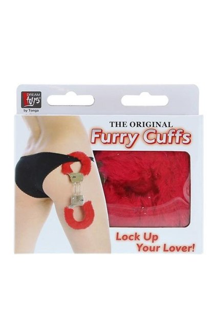 DREAM TOYS HANDCUFFS WITH PLUSH RED Dream Toys