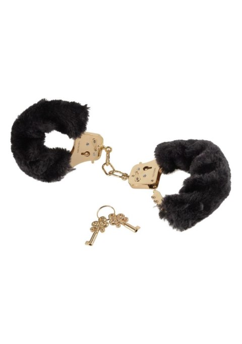 Deluxe Furry Cuffs Gold Pipedream