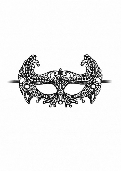 Empress Black Lace Mask - Black Ouch!