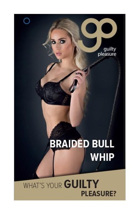 GP BRAIDED BULL WHIP Guilty Pleasure BDSM