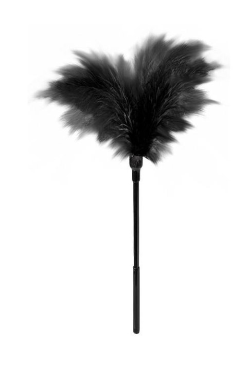 GP SMALL FEATHER TICKLER BLACK Guilty Pleasure BDSM