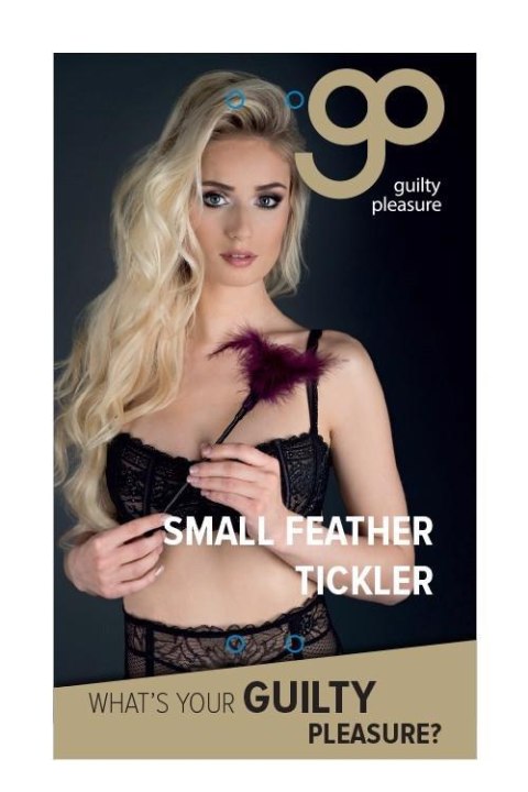 GP SMALL FEATHER TICKLER PURPLE Guilty Pleasure BDSM