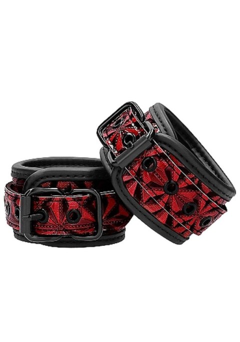 Luxury Hand Cuffs - Burgundy SHOTS