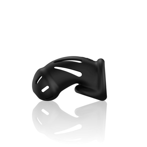 Model 27 - Ultra Soft Silicone Chastity Cage - Black ManCage